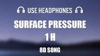 Jessica Darrow - Surface Pressure (From Encanto) | 8D AUDIO 1 HOUR