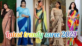 2024 Latest Saree Trends With Name||#2024 #trendingsarees