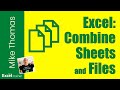 Excel: Combine Data from Multiple Sheets Across Multiple Files