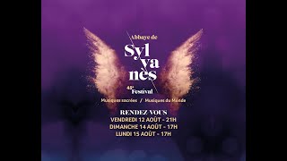 Présentation Concerts du week-end : 12, 14 et 15 août 2022 - 45e Festival de l'Abbaye de Sylvanès