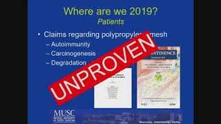 AUA2019 State of the Art Vaginal Mesh