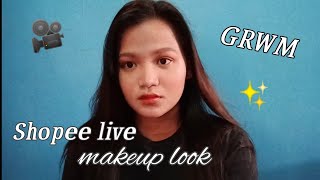 GRWM + MY SHOPEE LIVE MAKEUP ✨