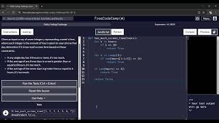 @freecodecamp freeCodeCamp Daily challenge series 12_sep.Screen Time Function