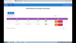 Tutorial Codeigniter Part 5 CRUD(2) Update Delete Data