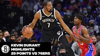 Kevin Durant Highlights | Triple Double vs. Philadelphia 76ers