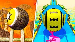 Action Balls vs Rollance Adventure Balls - Fun Race Ball Games