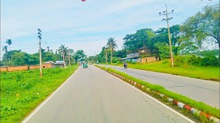 Golapgonj To Sylhet || Sylhet Road View || Sylhet City Road || Beautiful Road Sylhet || AllBeautiful