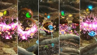 正面からテンテンチャッピーの群れに挑んでみた【ピクミン3 PIKMIN3】