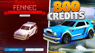 TITANIUM WHITE FENNEC FOR ONLY 800 CREDITS In The ITEM SHOP On Rocket League!