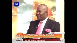 Gov. Godswill Akpabio On Sunrise Daily Pt.2