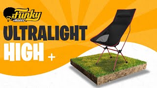 FUNKY CHAIRS Ultralight High 1180 gr Katlanır Kamp Sandalyesi