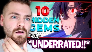 WHAT ARE THESE?!! | Top 10 Underrated Anime You Haven't Seen | REACTION!