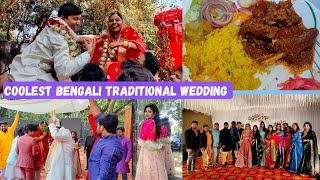 Bengali Traditional Wedding|Atri Weds Abhinanda|Chandannagar  Vlog|Traditional Bengali Bhoj|