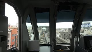 [4K前面展望]ゆいレール 那覇空港→首里 首里止まり Cabview:YuiRail NahaAirport to Shuri(final stop)