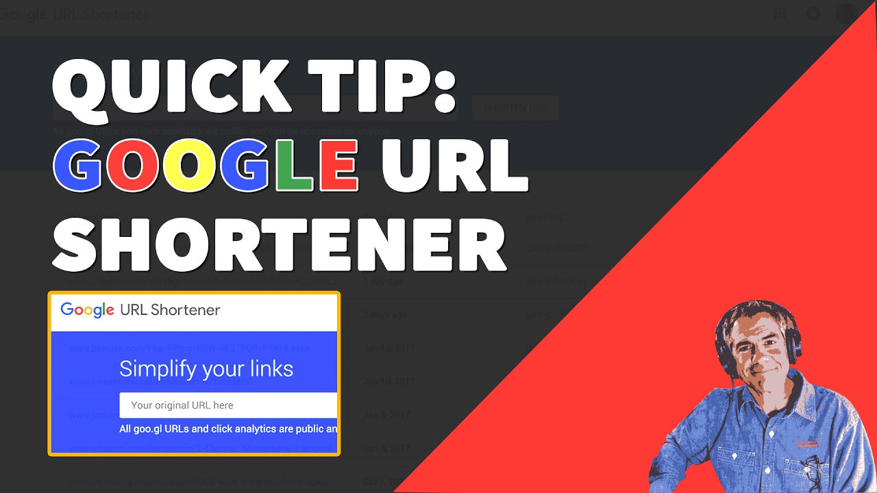 Quick Tip: Google URL Shortener - YouTube