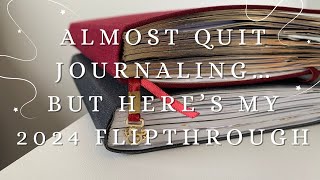 2024 Bullet Journal Flipthrough: How I Almost Gave Up but Didn’t!