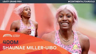 Shaunae Miller-Uibo 49.08 | USATF Grand Prix Continental Tour Gold