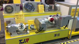 RC Roller Cam Gear Series Rotary Tables by TJR as shown at TIMTOS 2017