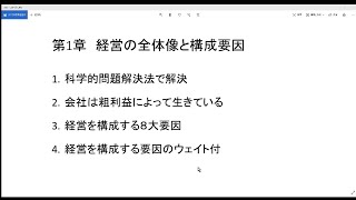 ランチェスター戦略名人【経営の全体像と構成要因】