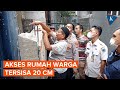 Suasana Rumah di Pulogadung yang Aksesnya Ditembok oleh Tetangga