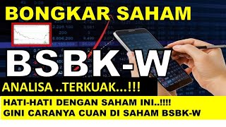 Menjawab misteri BSBK dan BSBK-W | gini trik cuanya #bsbk #bsbk-w