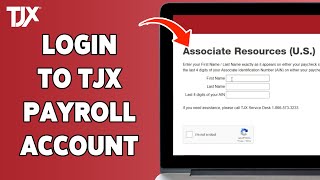 How To Login To TJX Payroll Account 2024 | TJX Payroll Sign In/Access Guide