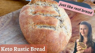Rustic Bread | keto, flour-free, gluten-free