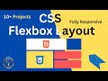 Responsive CSS Flexbox Layout design   #cssflexbox