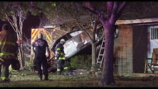 SAPD: Driver arrested for DWI after crashing into home, causing fire