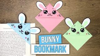 How to Make a Bunny Corner Bookmark - Bookmark Ideas