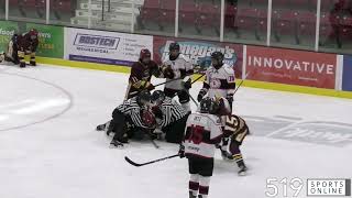 GOJHL - Caledon Bombers vs Listowel Cyclones