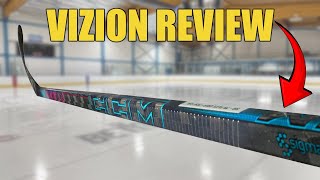 CCM Vizion hockey stick FULL detailed review