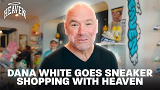 DANA WHITE GOES SNEAKER SHOPPING WITH HEAVEN! (WE DROPPED NEW MERCH!)