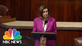 House Speaker Nancy Pelosi Calls Donald Trump's Comments Toward Congresswomen 'R