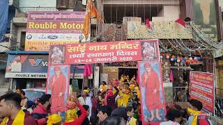 Sai Mandir Kailash nagar mohotsav  live N Bharat TV's broadcast