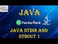 2. Java Stdin and Stdout I | Java | HackerRank Solutions