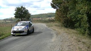 Rallye des Collines Ardéchoises 2019 - Peugeot 207 RC N°12 - Julien DUCLAUX et Émilie FAURE