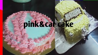 pinkish\u0026car cake model#pallickans