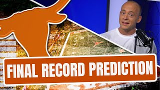 Josh Pate's Texas Win/Loss Predictions (Late Kick Cut)