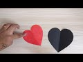 paper heart with message diy paper heart greeting card love message card