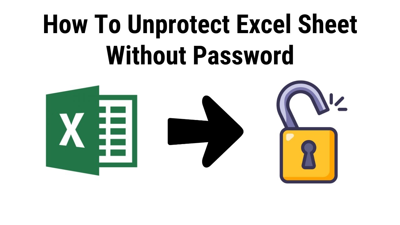 How To Unprotect Excel Sheet Without Password - YouTube