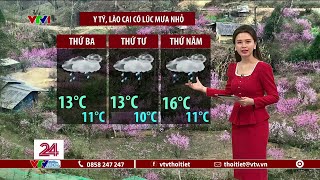 Dự báo thời tiết 18h45 - 20/2/2023 | Y Tý, Lào Cai có lúc mưa nhỏ | VTVWDB
