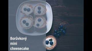 Borůvkový mini cheesecake