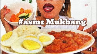 ASMR Mukbang| Boiled Eggs, Chicken Heart Curry \u0026 Crispy Sides for Ultimate Tingles!| Eating sounds|