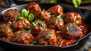 The Best Juicy Meatballs in Tomato Sauce – Perfect for Any Meal!