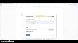 How to share a google doc with anyone with link can view