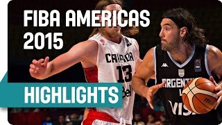 Canada v Argentina - Game Highlights - Group B - 2015 FIBA Americas Championship