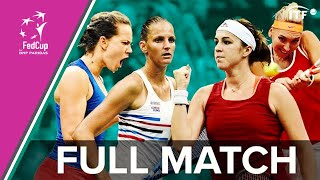 Pliskova & Strycova vs Pavlyuchenkova & Vesnina | 2015 Fed Cup Final | Full Match