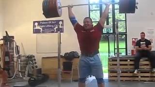 Mikhail Koklayev 270kg Behind The Neck Jerk