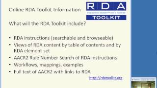 NCompass Live: Cataloging with RDA